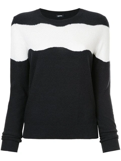 Jil Sander Navy Striped Sweater - Blue