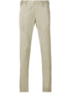 Incotex Casual Chino Trousers In Neutrals
