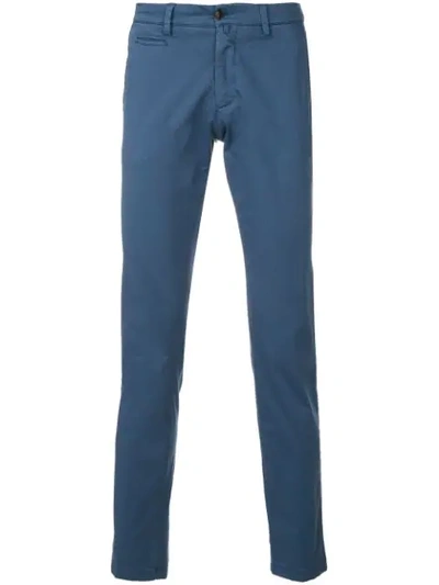 Briglia Slim-fit Chino Trousers In Blue