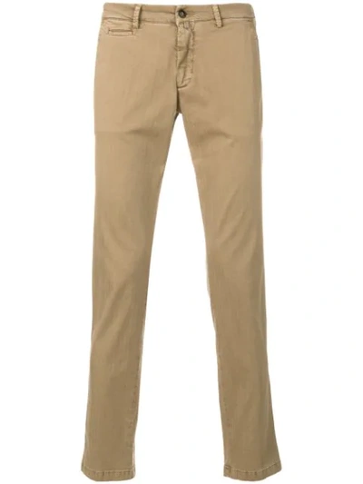 Briglia Slim-fit Chino Trousers In Neutrals