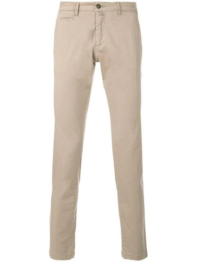 Briglia Slim-fit Chino Trousers In Neutrals