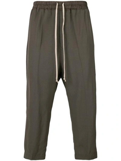 Rick Owens Drop-crotch Cropped Trousers