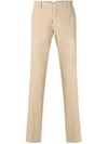 Jacob Cohen Academy Slim Fit Trousers In Neutrals