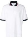 Msgm Logo Polo Shirt In White