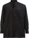 Yohji Yamamoto Classic Button Shirt In Black