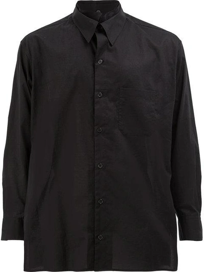 Yohji Yamamoto Classic Button Shirt In Black