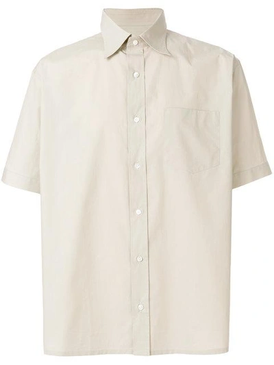 Fendi Short Sleeve Shirt In Neutrals