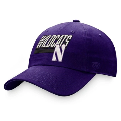 Top Of The World Purple Northwestern Wildcats Slice Adjustable Hat