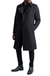 Karl Lagerfeld Trench Coat In Black