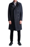 Karl Lagerfeld Trench Coat In Charcoal