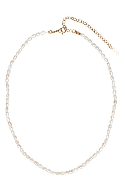 Saint Moran Freshwater Pearl Necklace In White