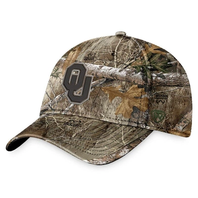 Top Of The World Realtree Camo Oklahoma Sooners Crusade Adventure Flex Hat