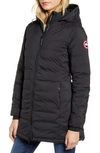 Canada Goose Camp Hooded Down Jacket In Black