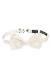 Dolce & Gabbana Silk Bow Tie In Natural