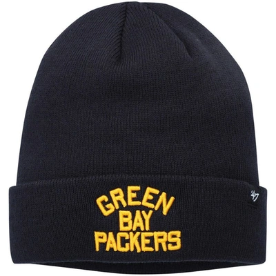 47 ' Navy Green Bay Packers Legacy Cuffed Knit Hat