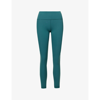 Lululemon Wunder Train High-rise Stretch-woven Leggings In Green Jasper