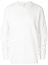 Comme Des Garçons Shirt Unisex Cotton Sweatshirt In White|bianco