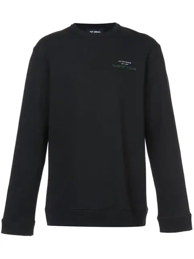 Raf Simons Joy Division Black Printed Sweatshirt