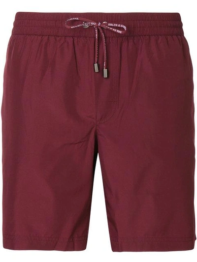 Dolce & Gabbana Classic Swim Shorts - Red