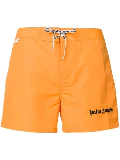 Palm Angels Orange Sundek Short Pants