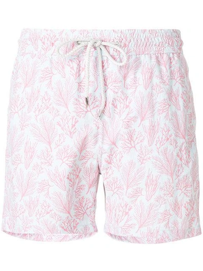 Love Brand Crazy Coral Swim Shorts In Blue