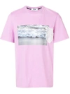 Msgm Printed T-shirt In Rosa