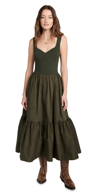 Tanya Taylor Josephina Dress In Olive