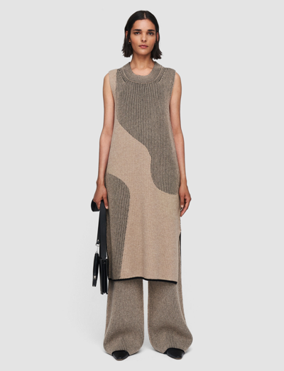 Jose knit cardigan set dress Abstract Knit Cardigan – Long