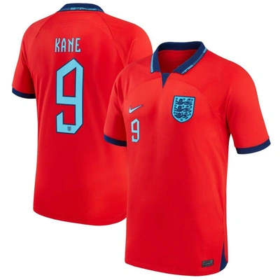 Nike England National Team 2022/23 Stadium Away (harry Kane)  Men's Dri-fit Soccer Jersey In Red