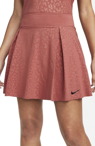 Nike Women's Dri-fit Club Long Golf Skirt In Red