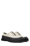 Camper Pix Panelled Lace-up Shoes In White
