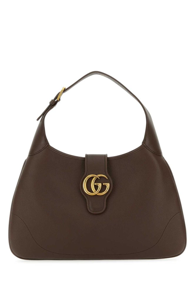 Gucci Aphrodite Shoulder Bag In Braun