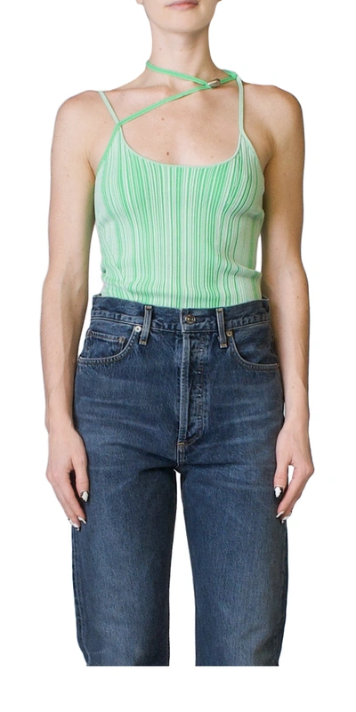 Paris Georgia Green Fine Knit Top