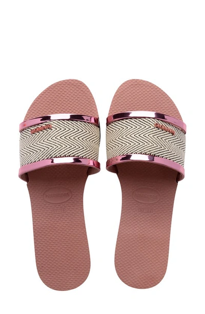 Havaianas Women's You Trancoso Premium Flip Flop Sandals In Crocus Rose