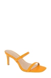 Bcbgeneration Salin Slide Sandal In Tangerine Leather