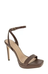 Bcbgeneration Cadence Ankle Strap Sandal In Espresso Leather