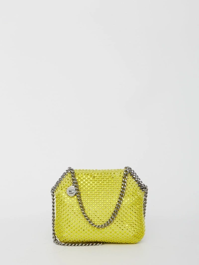 Stella Mccartney Falabella Mini Tote Bag In Yellow