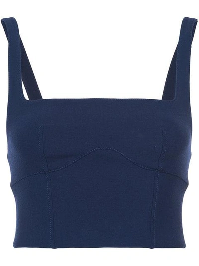 Dion Lee Bustier Top In Blue