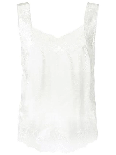 Givenchy Lace Trim Vest Top