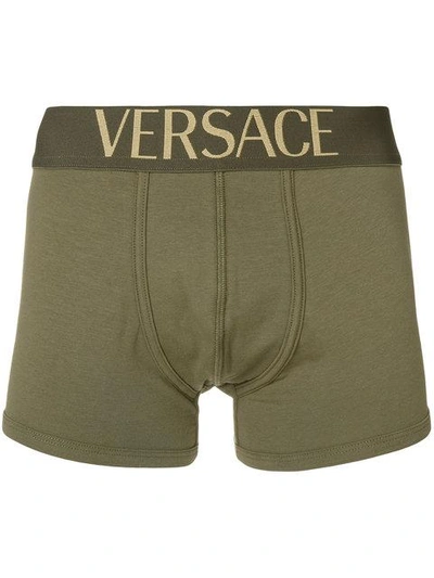 Versace Logo Waistband Boxers In A89j