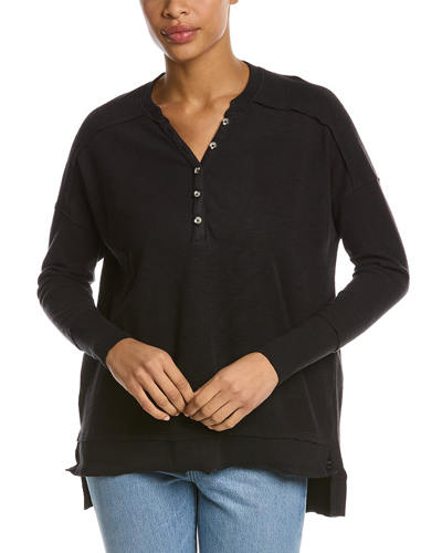 Grey State Marne Top In Black
