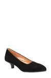 L'amour Des Pieds Kavan Pump In Black/ Black