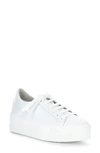 Bos. & Co. Maya Platform Sneaker In White Verona Leather