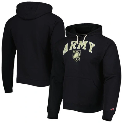 League Collegiate Wear Black Army Black Knights Arch Essential Fleece Pullover Hoodie