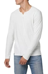 Joe's Wintz Henley Top In Optic White