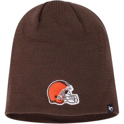 47 '  Brown Cleveland Browns Primary Beanie