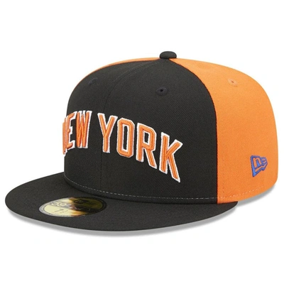 New Era Men's  Black New York Knicks 2022/23 City Edition Official 59fifty Fitted Hat