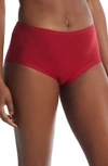 Hanky Panky Playstretch Boyshorts In Cayenne Red
