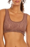 Hanky Panky Daily Lace Overlay Scoop Neck Bralette In Nocolor