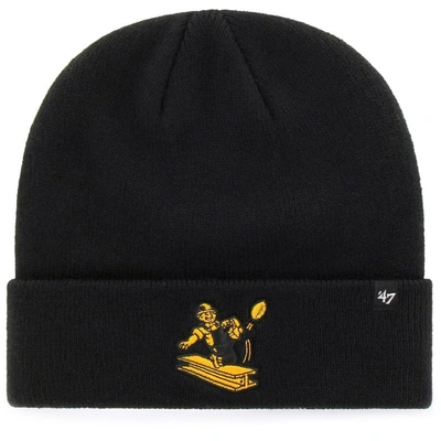 47 ' Black Pittsburgh Steelers Legacy Cuffed Knit Hat